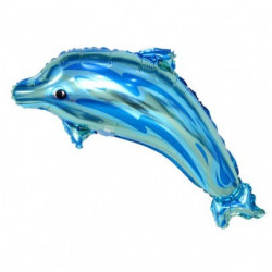 Кульки фігур. Дельфін блакитний (6п) 901546 FlexMetal