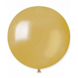 Воздушный шарик баблс золотой 22 "(55 см)