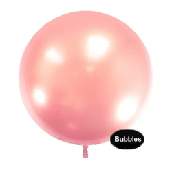 Повітряна кулька Кулька баблс рожева 22" (55 см)