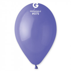 Кульки пастель 10" барвінок блакитний G90/01 100шт 09751 Gemar