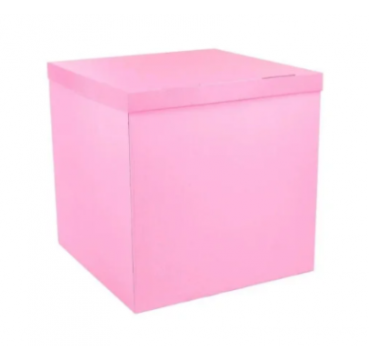 Пакувальна упаковка Коробка куб рож. 70*70*70см картон 50502 Україна