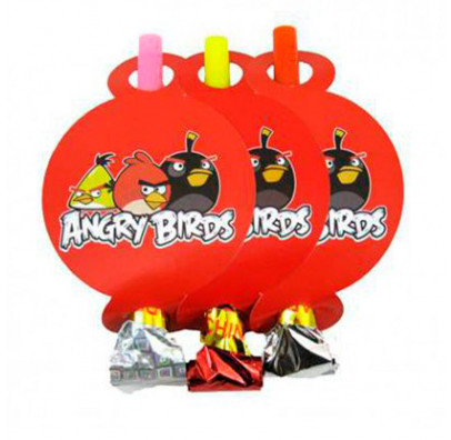 Язичок-гудок Angry Birds 6шт/уп
