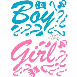 Наклейка Girl or boy