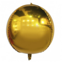 Кулька Сфера Золото (3г)50см фольга 834101 Pelican