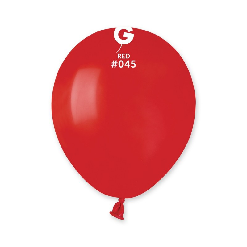 Повітряні кульки червоні 5"