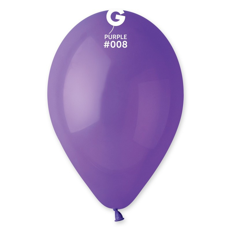 Повітряні кульки фіолетові 10"26см 100 шт/уп
