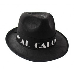 Шляпа Аль Капоне черная