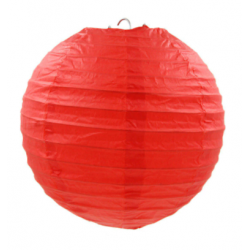 Бумажный шар-фонарь красный...