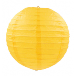 Бумажный шар-фонарь желтый...