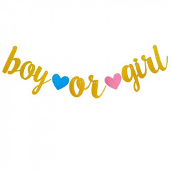 Гірлянда Boy or Girl золота