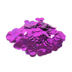 Конфетти кружочки фиолетовые