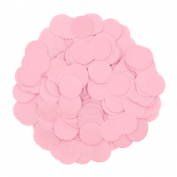 Конфетти кружочки розовые