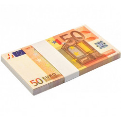 Пачка грошей 50 євро