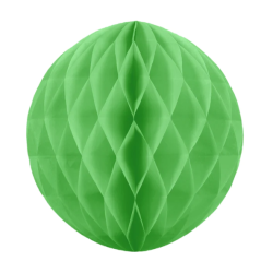 Бумажный шар-соты зеленый 30см