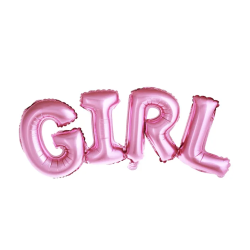 Воздушные шарики-буквы GIRL