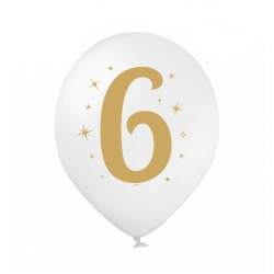 Повітряна кулька цифра "6"
