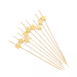 Піка зірочка золота 20шт/уп