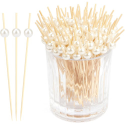 Піка Бусинка біла 20шт/уп