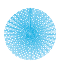 Розетка бумажная голубая 30...