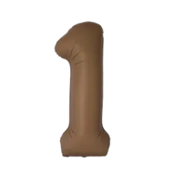 Шарики Цифра 1 Slim Шоколад...