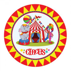 Наклейка Цирк