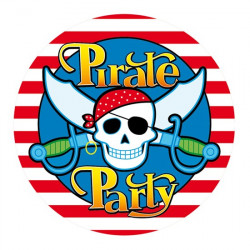 Наклейка Pirate Party