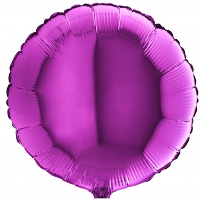 Кулька фольгована Кругла фіолетова