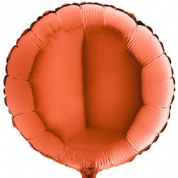 Кулька фольгована Кругла помаранчева