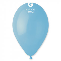 Кульки пастель 10" Бебі-голубі  G90/72 100шт 09721 Gemar