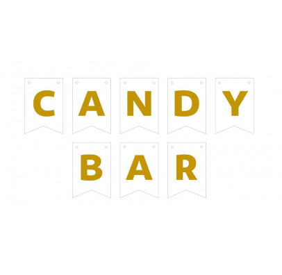 Гірлянда прапорці Candy Bar