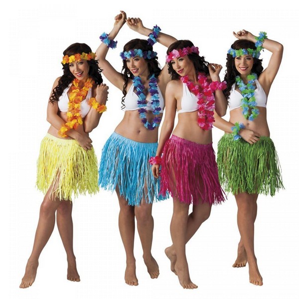 Гавайская вечеринка - костюмы своими руками